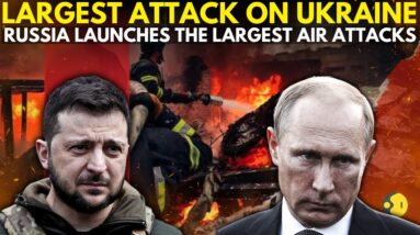 Russia-Ukraine War: Ukraine Targeted By 'One Of The Largest' Aerial Attacks By Russia | WION LIVE