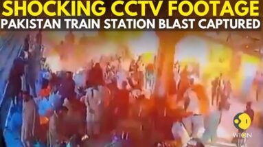 Pakistan Bomb Blast: CCTV captures Pakistan Train Station Blast That Killed At Least 24 | WION LIVE