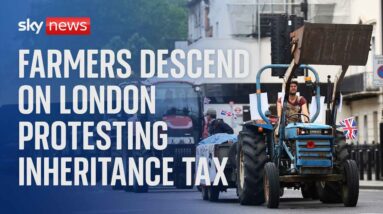 Watch live: Thousands of farmers to descend on Downing Street protesting inheritance tax changes