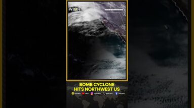 Satellite Images Of ‘Bomb Cyclone’ Impacting Parts Of California And The Pacific Northwest | WION