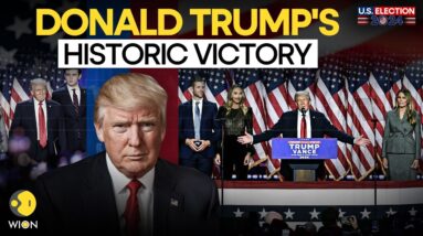 U.S. Election 2024: Donald Trump Historic Win, Becomes President Again | Trump Victory Speech | LIVE