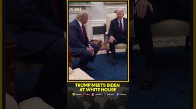 President-Elect Trump Meets With President Biden At White House | WION Shorts