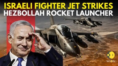 Iran Hezbollah War: Israeli Fighter Jet Strikes Hezbollah Rocket Launcher In Lebanon | WION LIVE