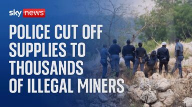 Watch live: Police news conference on illegal miners being trapped underground in South African mine