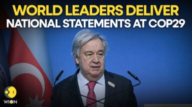 COP29: World Leaders Deliver National Statements At Climate Summit | World News | WION LIVE