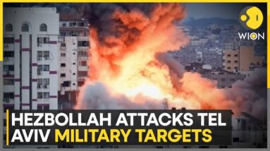 Israel-Hezbollah War: Hezbollah Launches Attack Drones at Tel Aviv Military Targets | WION News