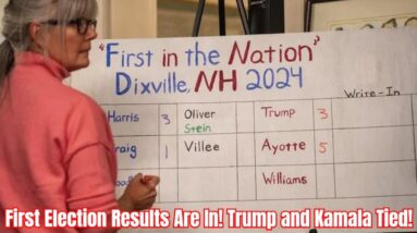 First Election Results Are In! Trump and Kamala Tied!