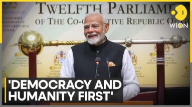 PM Modi's Historic Guyana Visit: Democracy And Humanity First: Indian PM Modi | WION