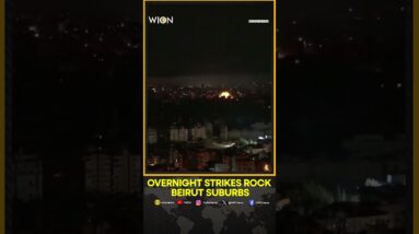 Overnight Strikes Rock Beirut's Southern Suburbs As Hezbollah-Israel Hostilities Continue | Shorts