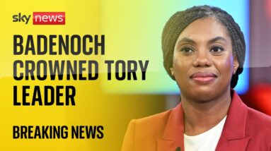 'This is the most enormous honour': Kemi Badenoch wins Tory leadership race