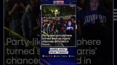 Kamala Harris Won't Speak On Election Night As Trump Announces Victory WION Shorts