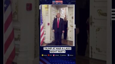 US Elections Results 2024: Trump Arrives At Mar-a-Lago Election Night Party