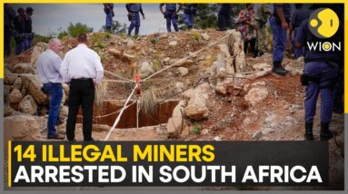 South Africa: 14 Illegal Miners Arrested After Resurfacing In Stilfontein | World News | WION