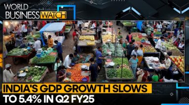 India GDP Growth Slumped To Seven-Quarter Low | India Economy News | World Business Watch | WION