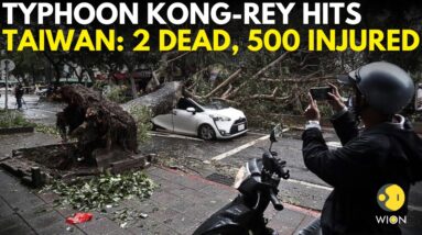 Typhoon Kong-Rey LIVE: Taiwan Cleans Up After Typhoon Kong-Rey Passes Near Chinese Coast | WION LIVE