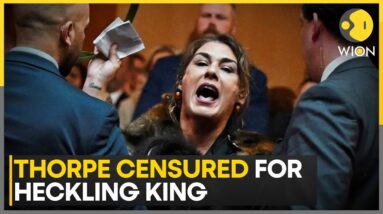 Australian Senator Lidia Thorpe Censured For Heckling King | World News | WION