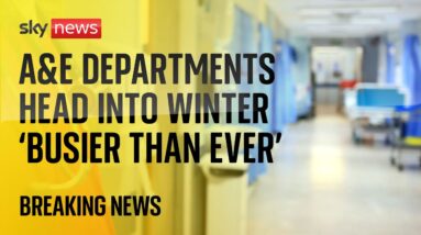 A&E staff experienced record pressure in October - with NHS 'busier than ever' going into winter