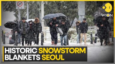 Seoul Experiences Heaviest Snowstorm In 52 Years | World News | WION Climate Tracker