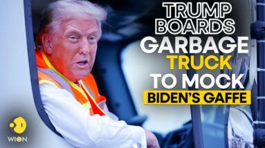 USA News: Trump Deploys Garbage Truck ‘In Honor Of Joe Biden And Kamala Harris’ | WION Originals