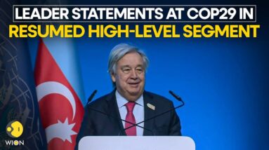 COP29: Leader statements at COP29 in resumed high-level segment | World News | WION LIVE