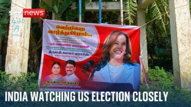 India: The people cheering Kamala Harris on from her Indian roots | US election