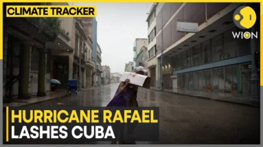 Hurricane Rafael Affects Power Supply, Transportation In Cuba | World News | WION Climate Tracker