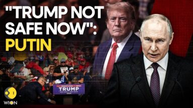 Putin Says "Trump Must Be Cautious, He's Not Safe Now" Post Assassination Attempts | WION LIVE