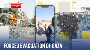 Video: Inside forced evacuation of civilians from northern Gaza