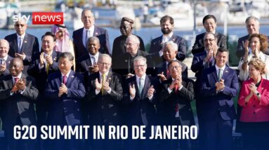 Watch: World leaders continue talks at G20 Summit in Rio de Janeiro