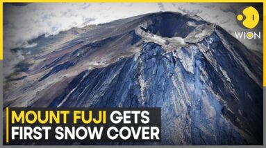 Snowcap Adorns Peak Of Iconic Volcano | World News | Latest English News | WION