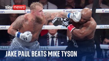 YouTuber Jake Paul beats Mike Tyson during controversial fight