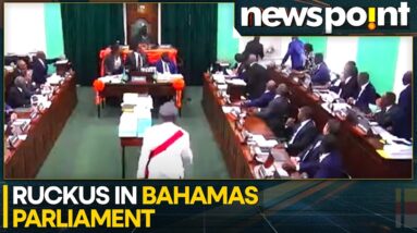 Bahamas: Opposition Leader Throws Ceremonial Mace Out Of Parliament Window | WION Newspoint