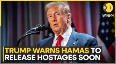 "All Hell Will Break Out If Hostages Not Released", Donald Trump Warns Hamas | World News | WION