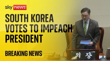 South Korea votes to impeach President Yoon Suk Yeol over attempt to impose martial law