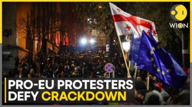 Georgia Protest: Condemnation Of Crackdown Amidst EU Protests | World News | WION