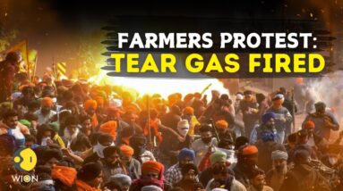 Farmer Protest Delhi: Havoc After Police Fire Tear Gas At Protesting Farmer Near Delhi Border | WION