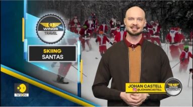 Annual Santa Skiing Event in Maine in the United States | WION Wings