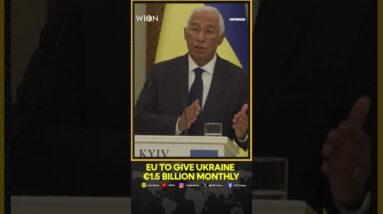 New EU Council Chief António Costa Announces €4.2 Billion Budget Aid to Ukraine | WION Shorts