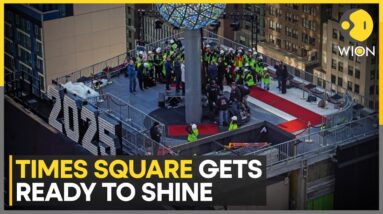 New Year 2025: Times Square Crystal Ball Sparkles In Test Run | World News | WION