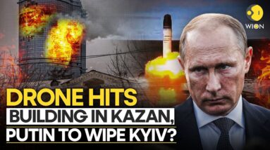 Russia-Ukraine War: Ukrainian Drone Hits Building In Kazan, Putin To Wipe Kyiv? | WION LIVE