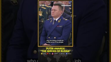 Putin Awards Medals At The Kremlin To Mark 'Day Of Heroes' In Russia | WION Shorts