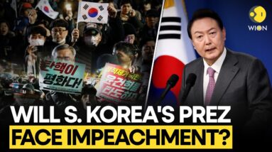 South Korea: Protesters Gather In Front Of Parliament In Seoul Against President Yoon | WION LIVE