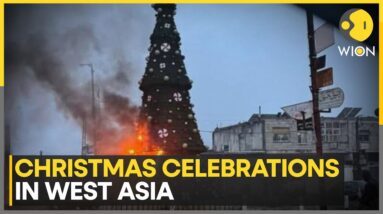 Christmas Tree Set On Fire In Syria's Hama | World News | WION