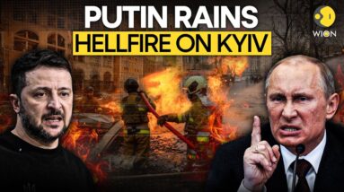 Russia-Ukraine War: Massive Fire Erupts As Putin Rains Hellfire on Kyiv | Zelensky Warns | WION LIVE