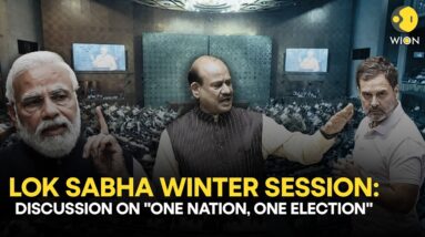 Lok Sabha Parliament Winter Session LIVE: 'One Nation, One Election' Bill On Hold? | WION LIVE