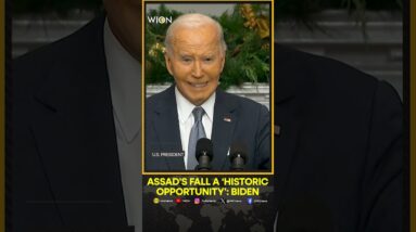 Biden Calls Fall of Assad A 'Moment Of Historic Opportunity' For Syrians | WION Shorts