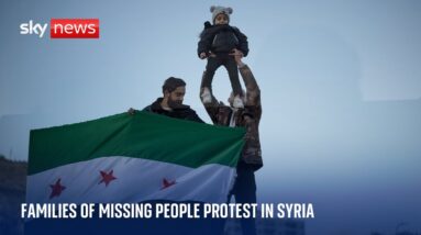 Families of detainees and missing people protest in Syria