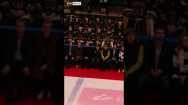 Fatally injured hockey player has jersey retired