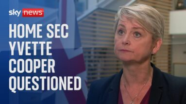 Watch live: Home Secretary Yvette Cooper questioned on the work of the Home Office