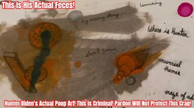 Hunter Biden's Actual Poop Art! This Is A State Crime!